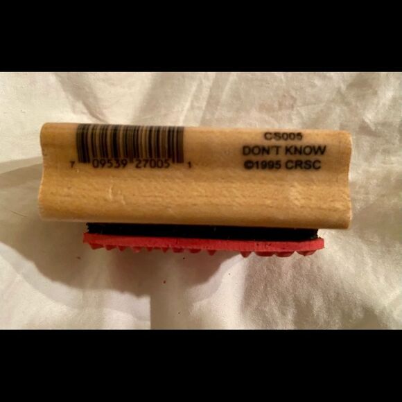 I don't Know What I'd Do Without You Stamp Wooden. - Picture 4 of 4